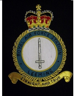 Medium Embroidered Badge - RAF Leeming
